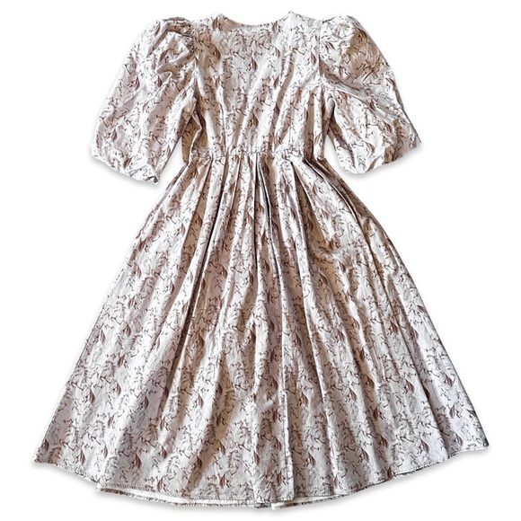 ASOS Edition Size US 8 button front midi dress in cotton twill horse print - Picture 4 of 10